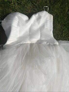 White by Vera Wang White Bridal Gown Label Photo 12